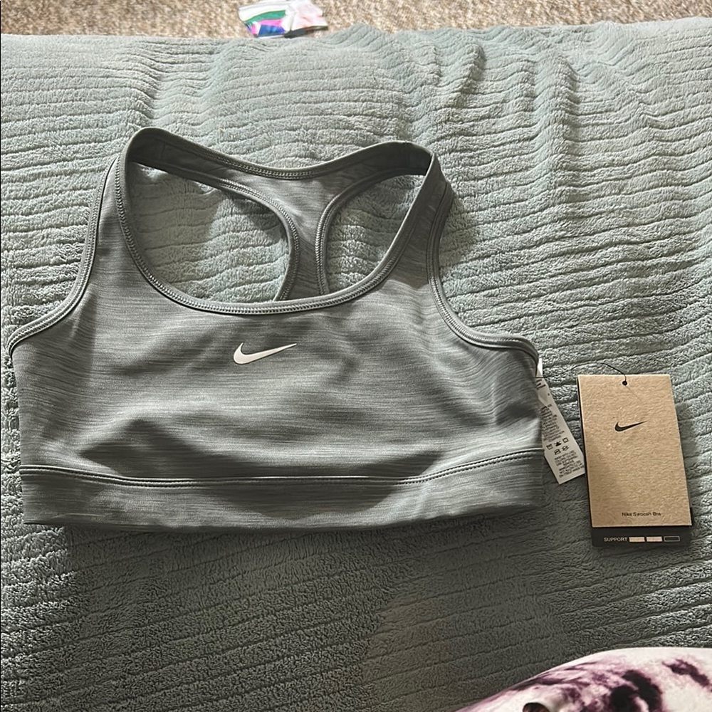 Nike Gray Performance Sports Bra